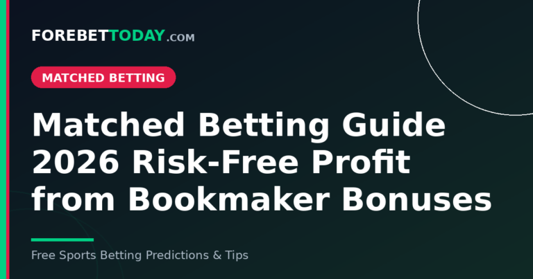 Matched Betting Guide 2026 Risk-Free Profit from Bookmaker Bonuses