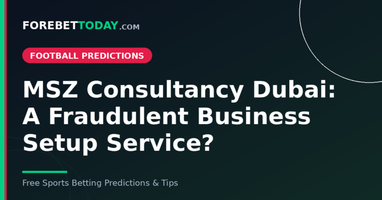 MSZ Consultancy Dubai: A Fraudulent Business Setup Service?