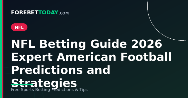 NFL Betting Guide 2026 Expert American Football Predictions and Strategies