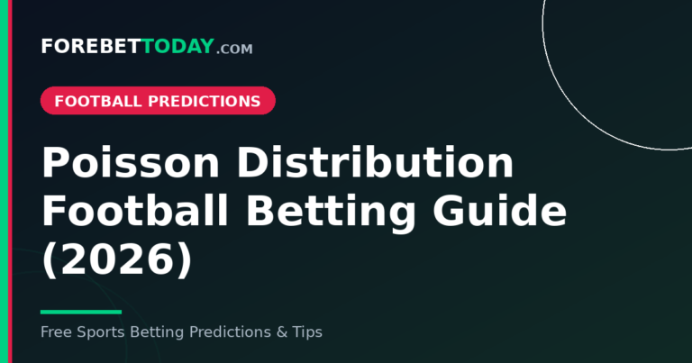 Poisson Distribution Football Betting Guide (2026)